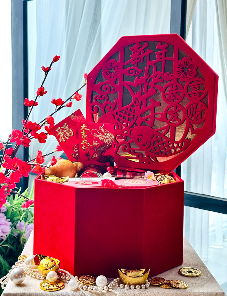 CNY Dragon Red Luxe Treasure Box