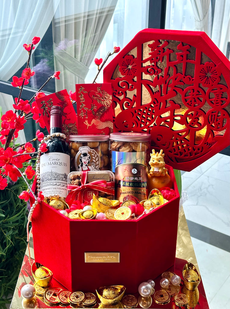 CNY Dragon Red Luxe Treasure Box