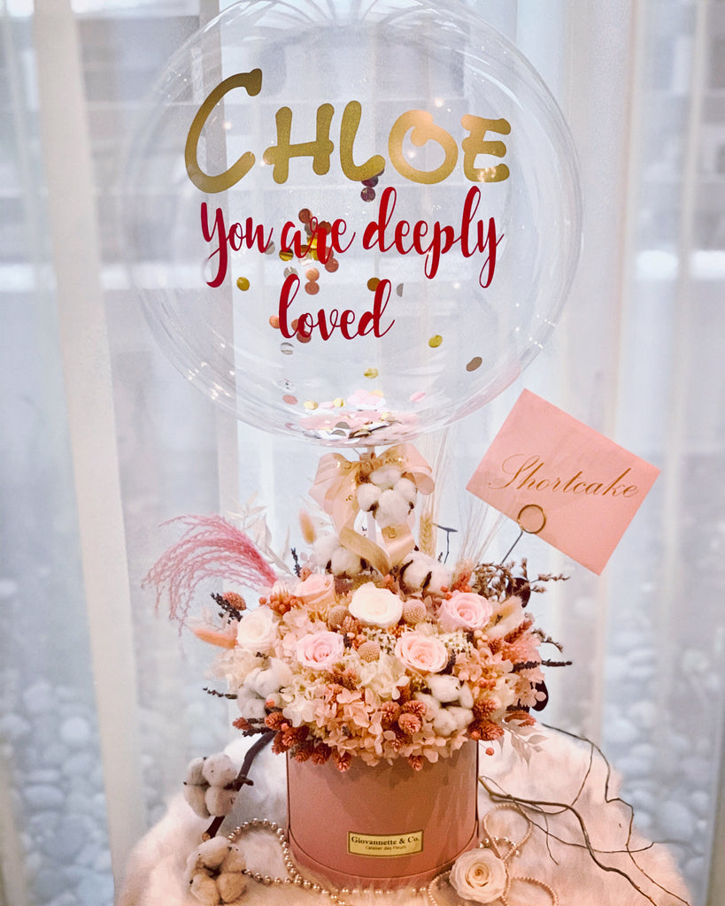 Eternity J’adore Pink Rose Blooms Box (Preserved Flower)
