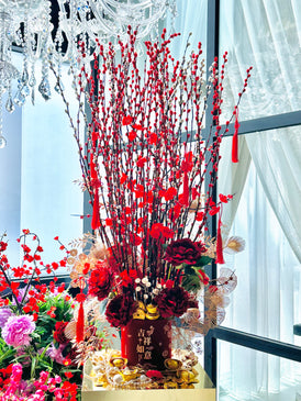 CNY Prestige Prosperity Red Bloom Box