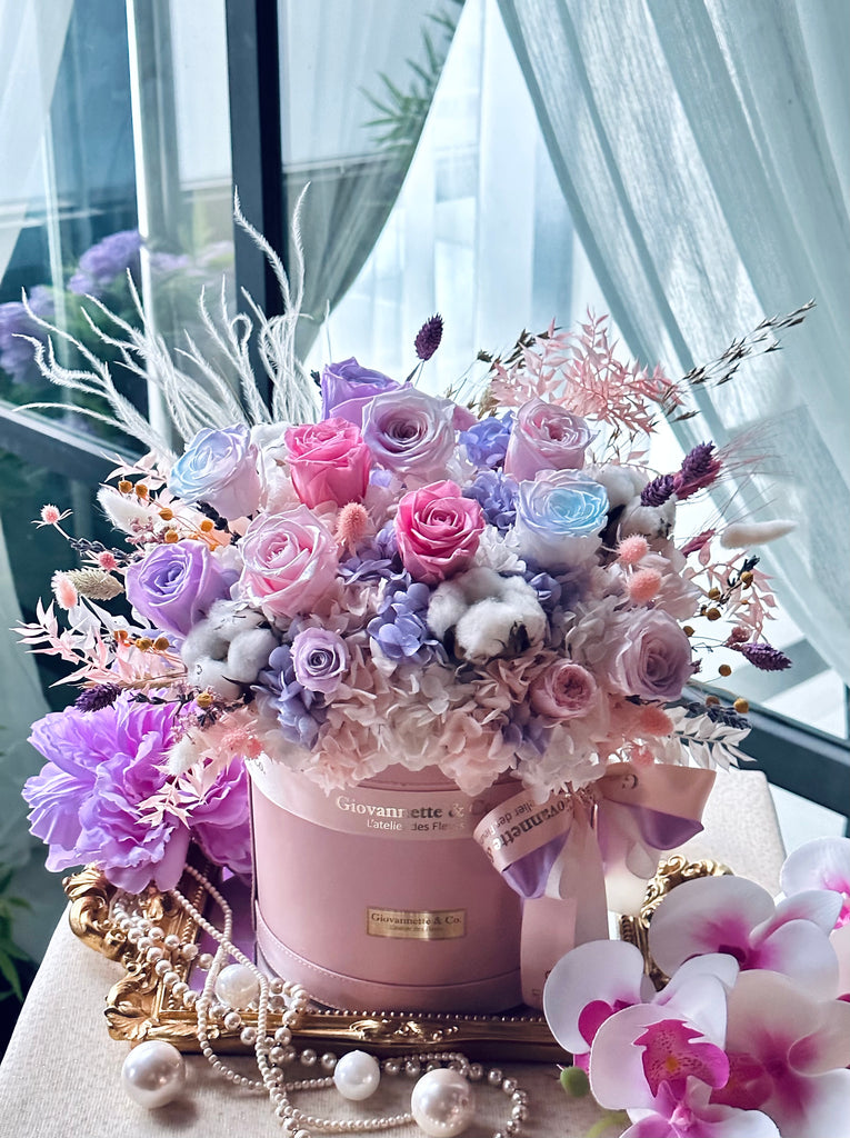 Eternity J’adore Bottega Blooms Box (Preserved Flower)