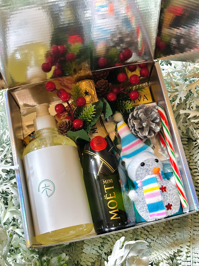 Whimsical Noel Gift Box (with Pine & Co. Spring Body Wash)