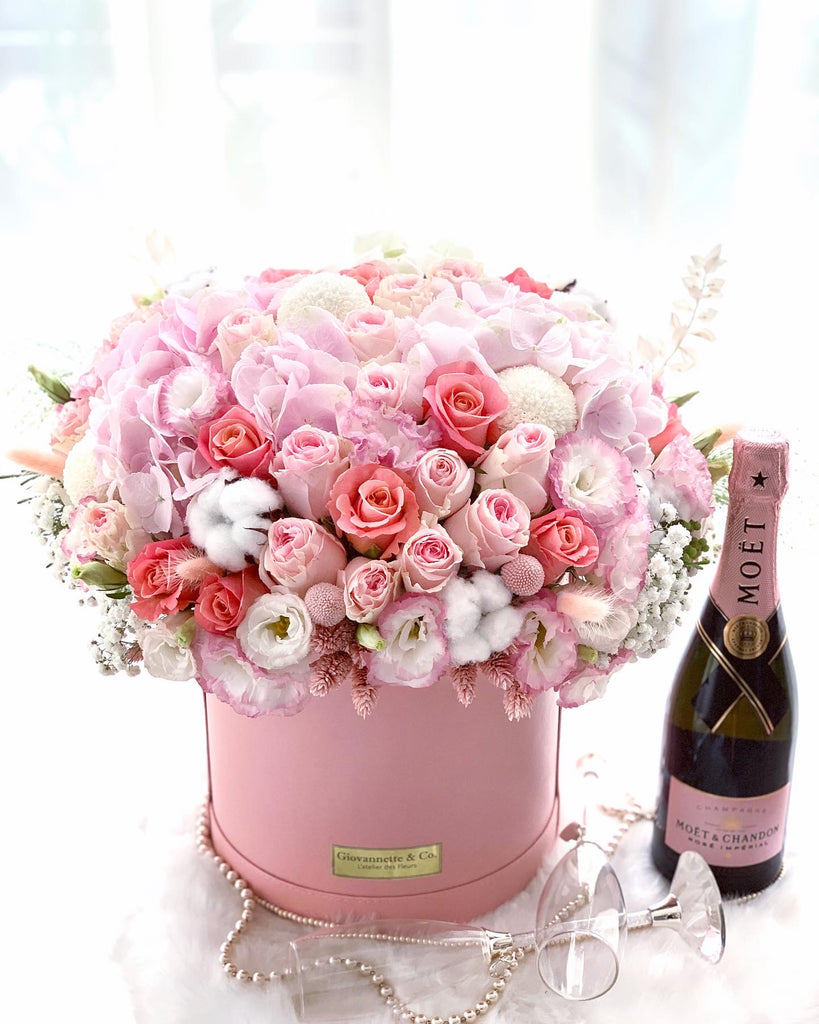 Pink J’adore De Luxe Blooms Box - Extra Large