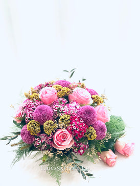 Rosy Dome Centerpiece