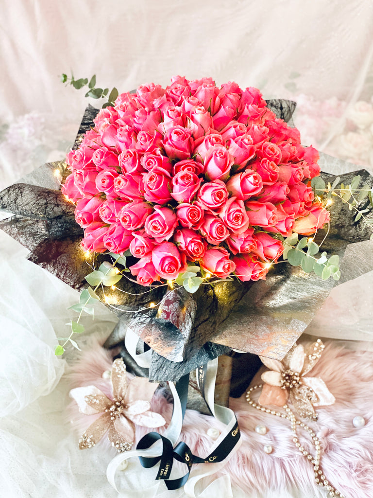 Prestige 99 Sweet Pink Roses Bouquet