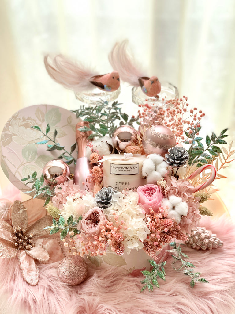 Les Elegante Bottega Bloom Box (Preserved Flowers) - X’mas Edition