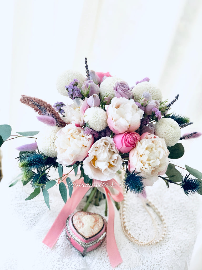 Deluxe Peony Bridal Bouquet