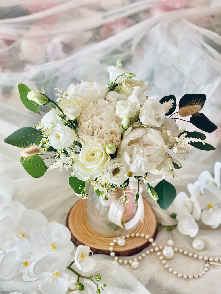 Blissful Peony Centerpiece