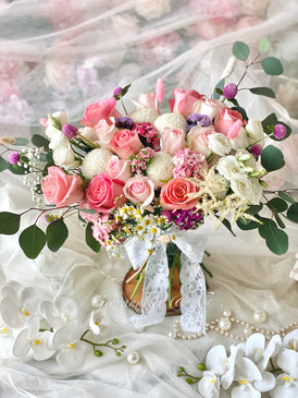 Deluxe Pink Bridal Bouquet