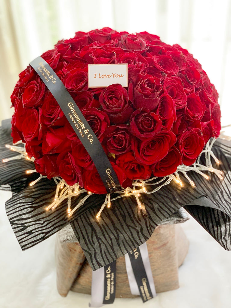 Prestige 99 Red Roses Bouquet