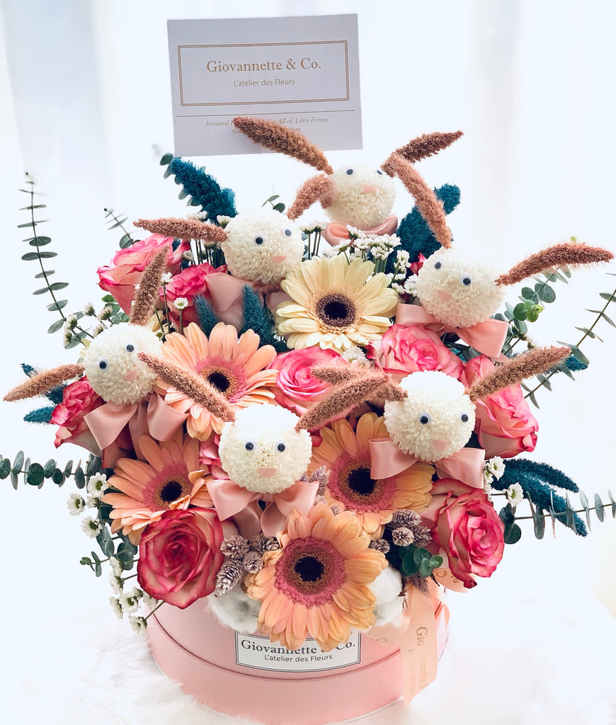 Splendid & Sweet Bunnies Blooms Box