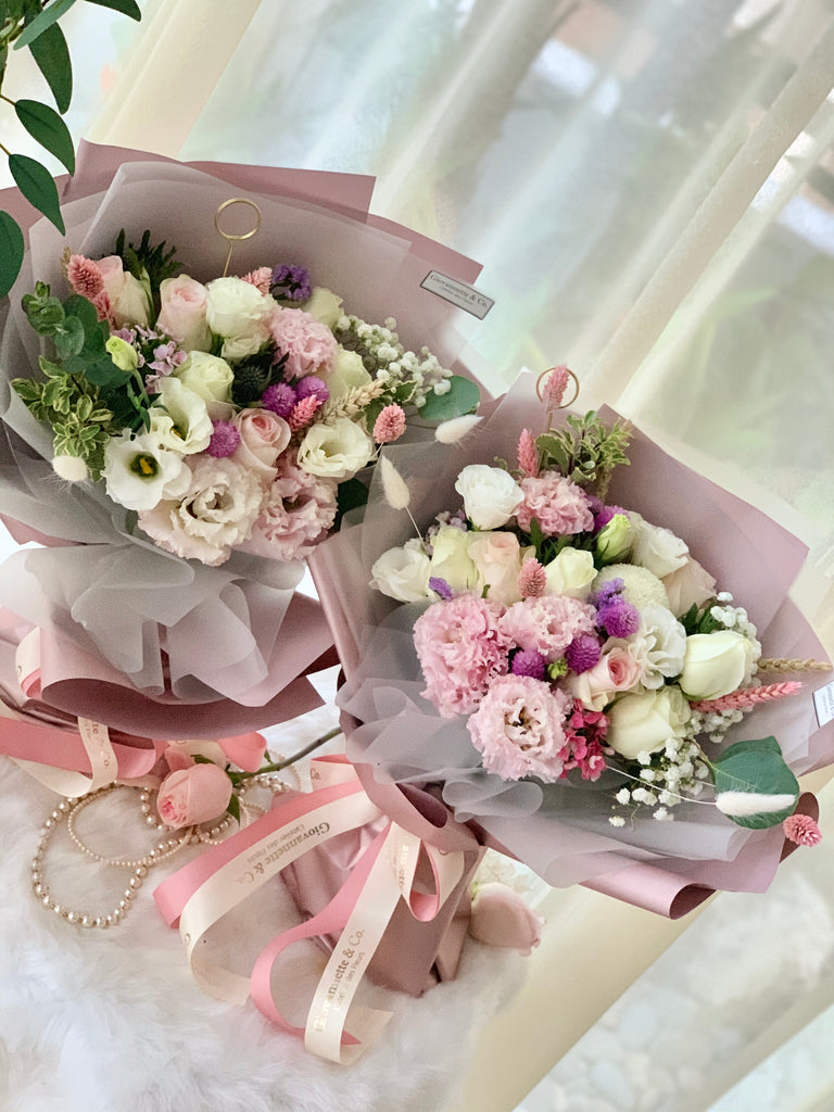 Elegant Blush Blooms Bouquet