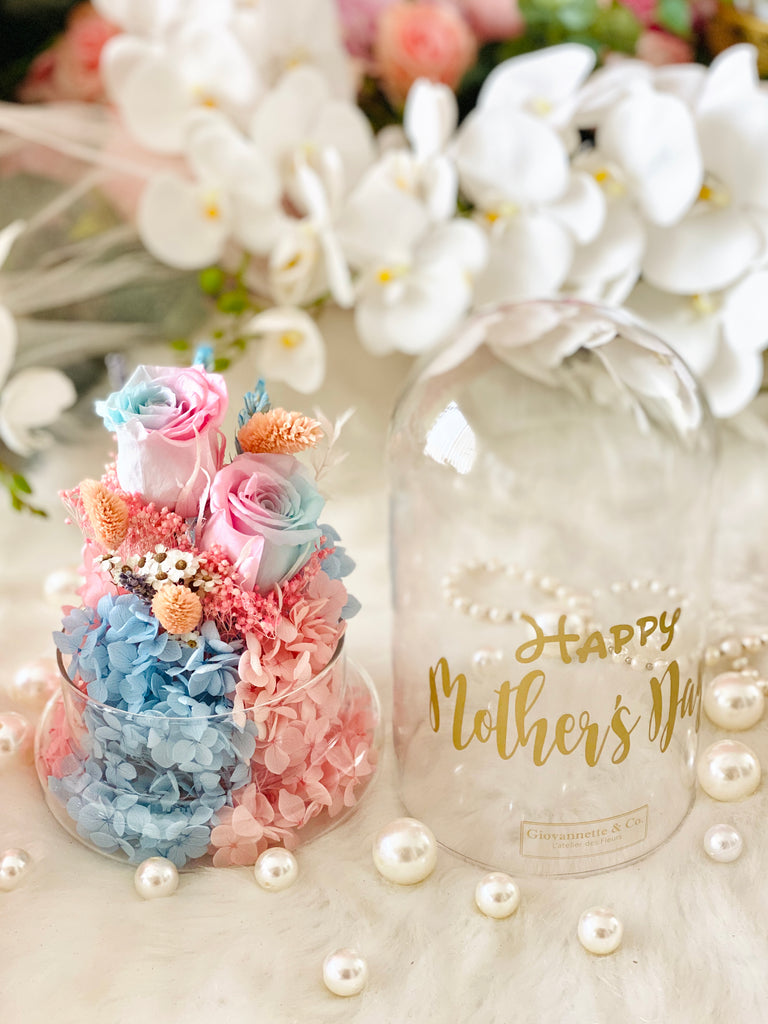 Personalized Everlasting Glass Dome Blooms