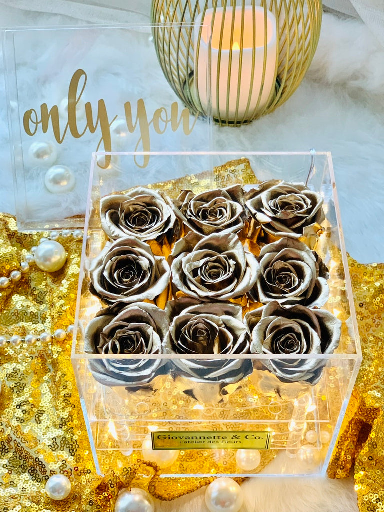 L’enchanteur Box (9 Preserved Roses)