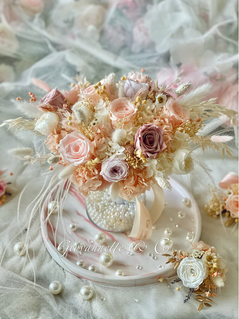 Luxe Blush Bridal Bouquet (Preserved Flower)