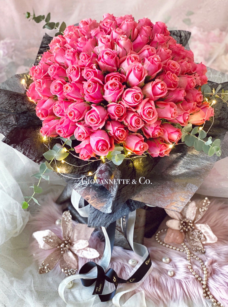 Prestige 99 Sweet Pink Roses Bouquet