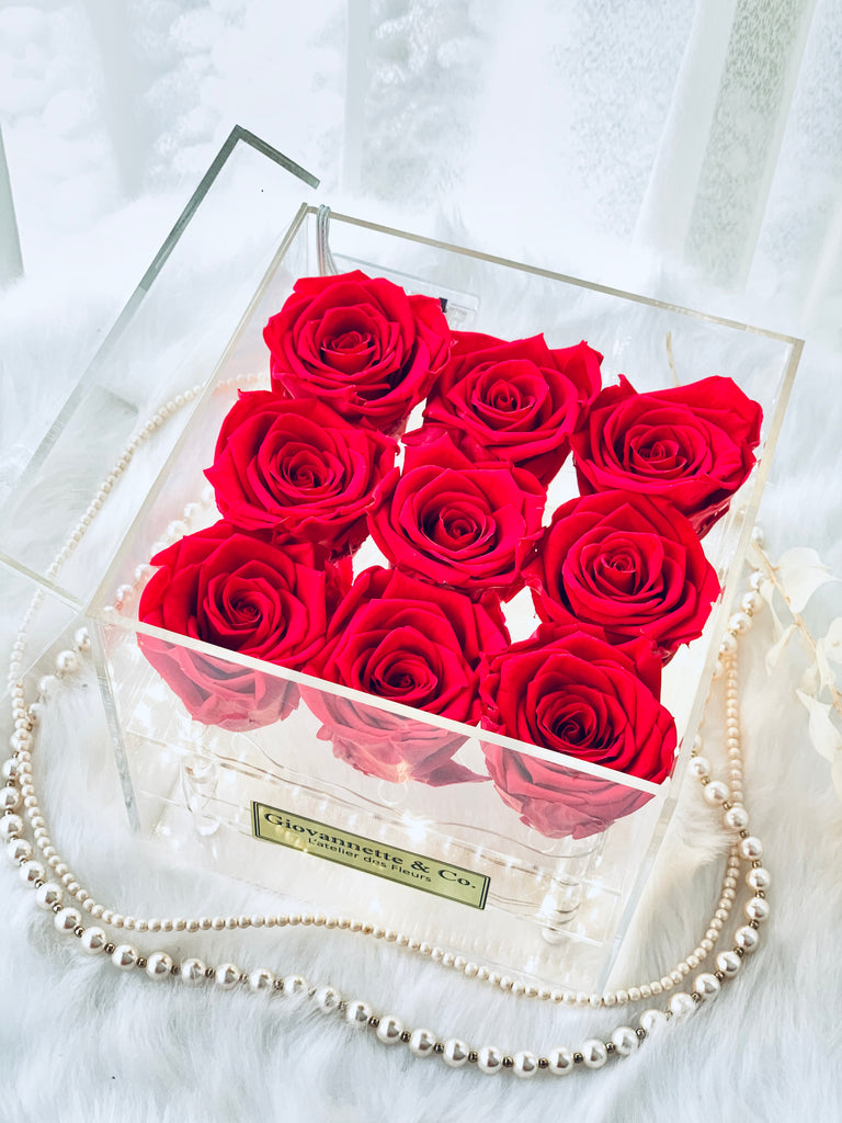 L’enchanteur Box (9 Preserved Roses)