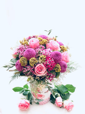 Classical Rosy Centerpiece