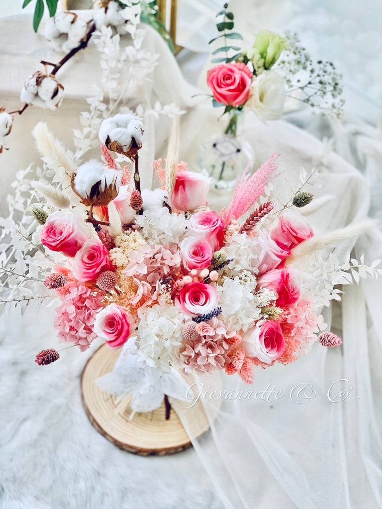 Eternity Valentine Bridal Bouquet (Preserved Flower)