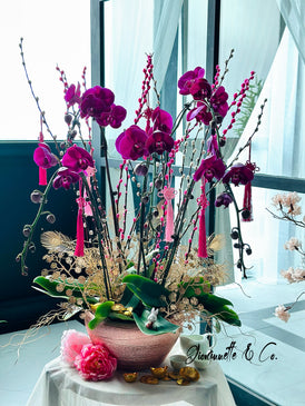 CNY Luxe Prosperity Phalaenopsis Blossom (Fresh Flowers)