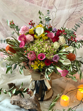 Athenaette Blooms Vase Bouquet