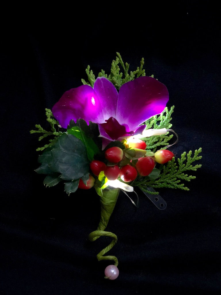 Graceful Orchid Corsage